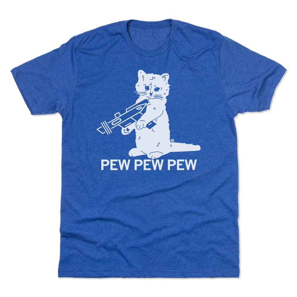 RAYGUN Pew Pew Pew Cat Mascot T-Shirt