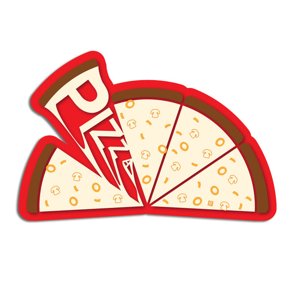 Pizza Slice Die-Cut Sticker