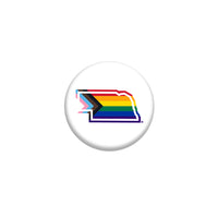 Nebraska Progress Pride Flag 1" Button