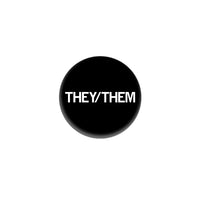 They/Them Pronoun 1" Button