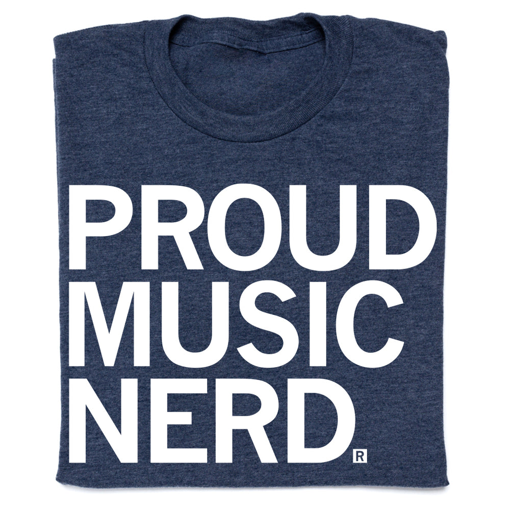 Proud Music Nerd t-shirt