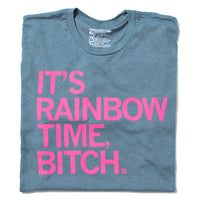 Rainbow Time Raygun T-Shirt Standard Unisex