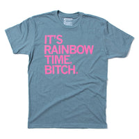 Rainbow Time Raygun T-Shirt Standard Unisex