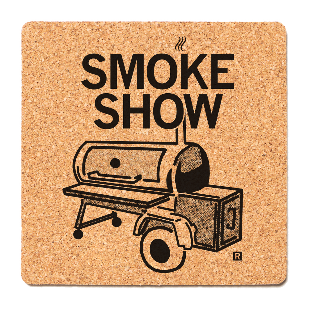 Smoke Show Cork Coaster