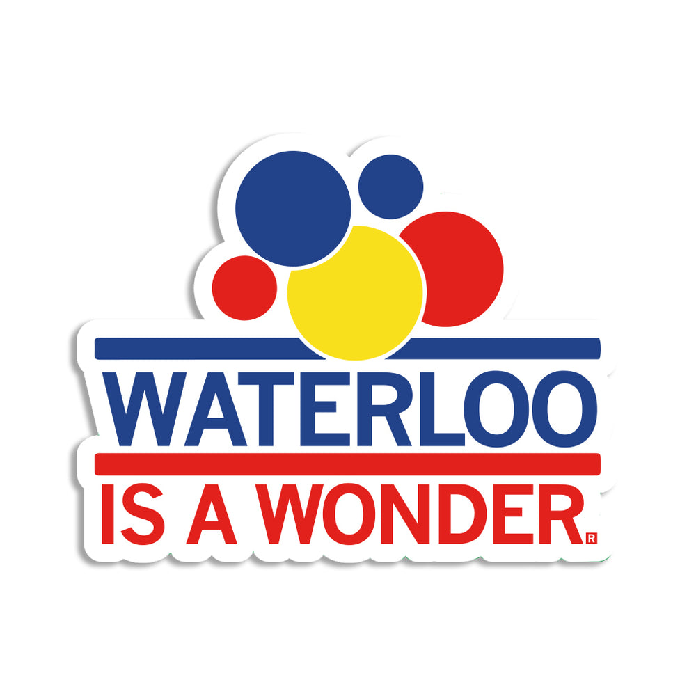 Waterloo is a Wonder Sticker