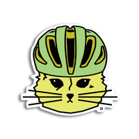 Bike Helmet Gary Die-Cut Sticker