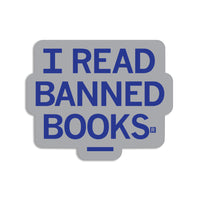 I Read Banned Books Die-Cut Sticker
