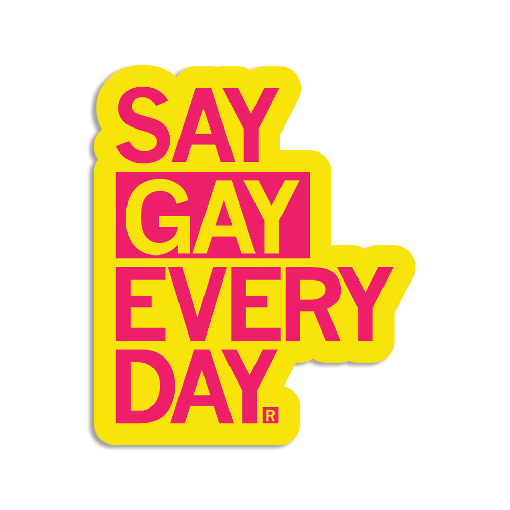 Say Gay Every Day Die-Cut Sticker