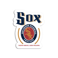 White Sox Taste Great Die-Cut Sticker