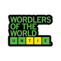 Wordlers Untie Die-Cut Sticker