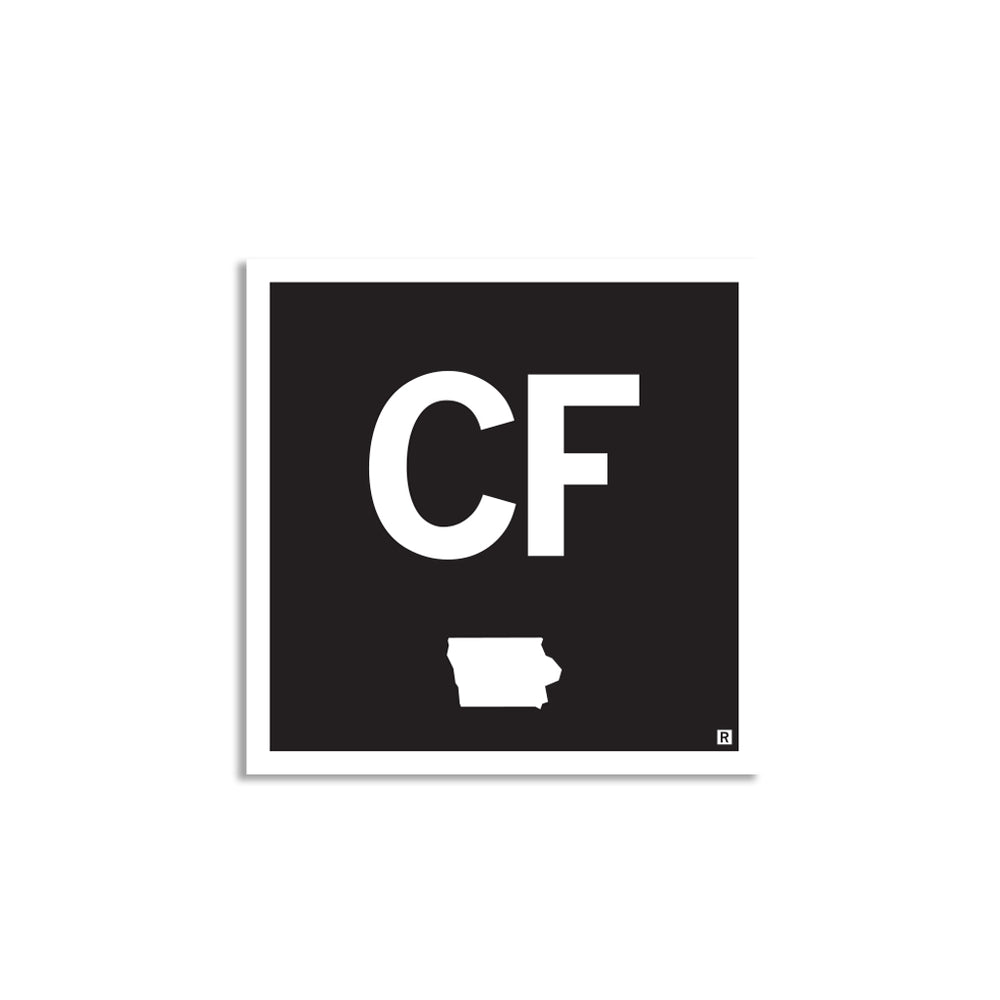 CF Logo Mini Sticker