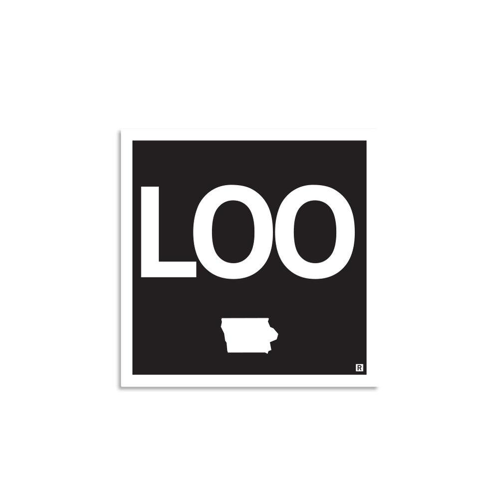 Loo Logo Mini Sticker