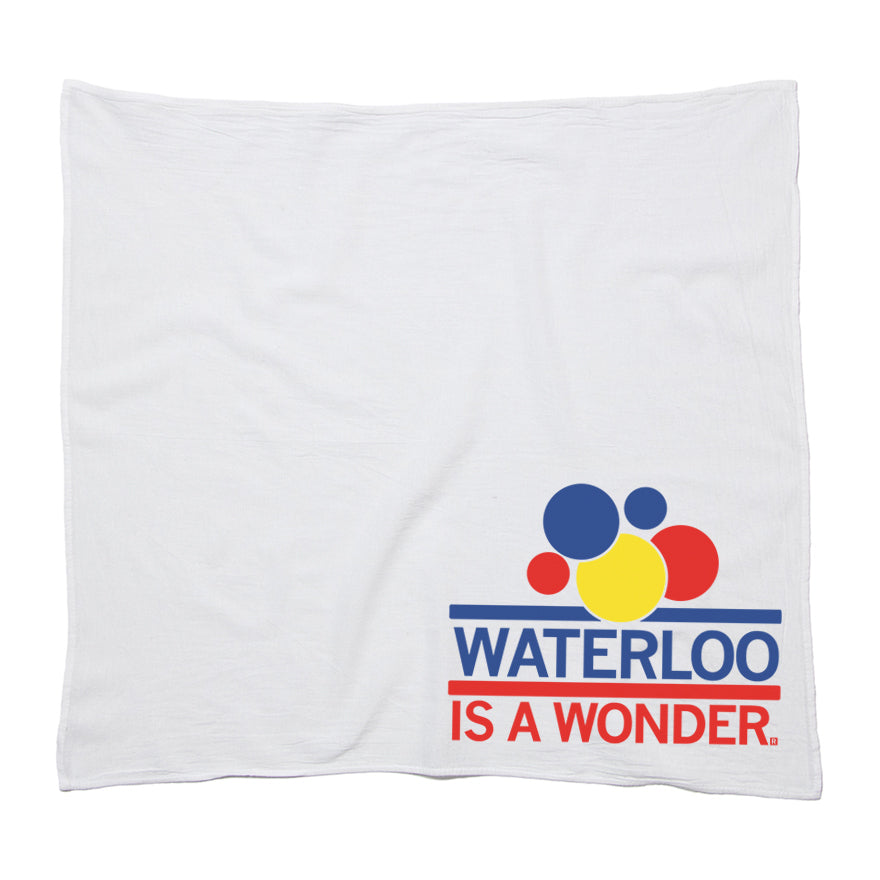 Waterloo is a wonder Kitchen Towel Iowa Bread