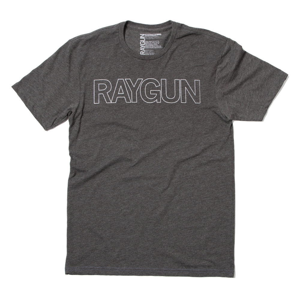 RAYGUN Text Logo Outline T-Shirt Standard Unisex