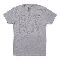 Stacked RAYGUN Text Logo Outline T-Shirt Standard Unisex