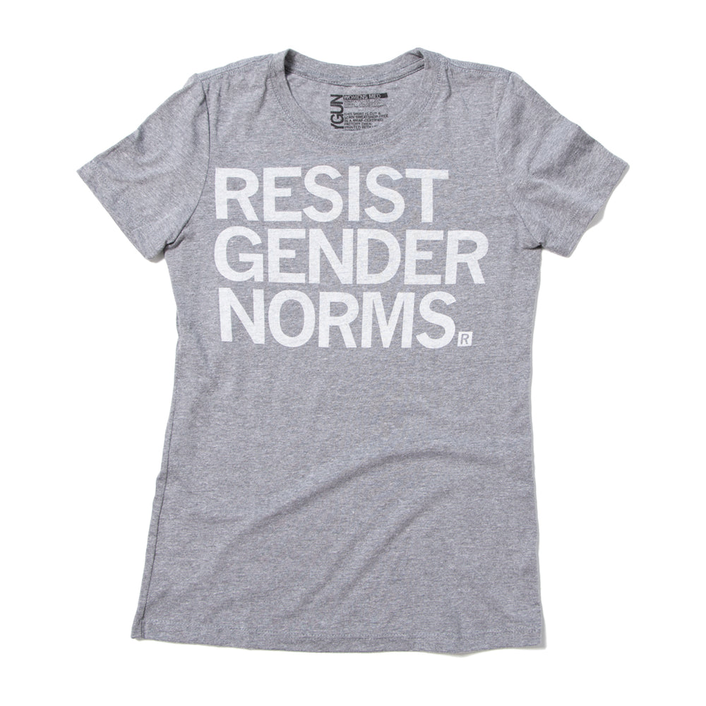 Resist Gender Norms Raygun T-Shirt Snug Womens