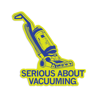 Serious about vacuuming sticker, vacuum sticker 
