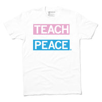 Teach Peace Trans Flag T-Shirt