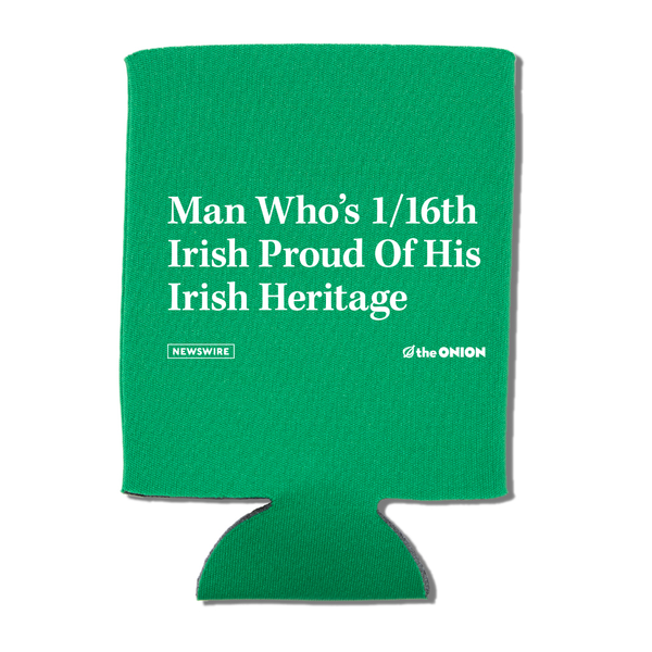 The Onion Irish Heritage Can Cooler