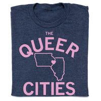 Iowa Illinois The Queer Cities T-Shirt