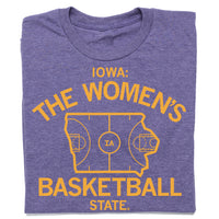 Iowa: The Women's Basketball State Purple & Gold Shirt
